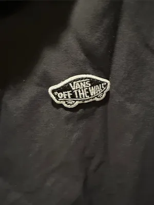 Vans Black Utility Coach Jacket with Logo Patch thumbnail 3