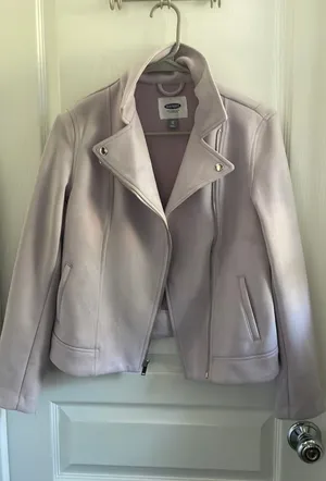 Old navy lilac suede jacket  thumbnail 1