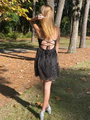 Black Windsor Mini Dress thumbnail 2
