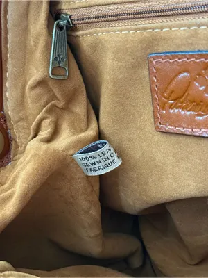 Patricia Nash Gracchi Antique Rose Leather Satchel Crossbody Cottagecore thumbnail 11