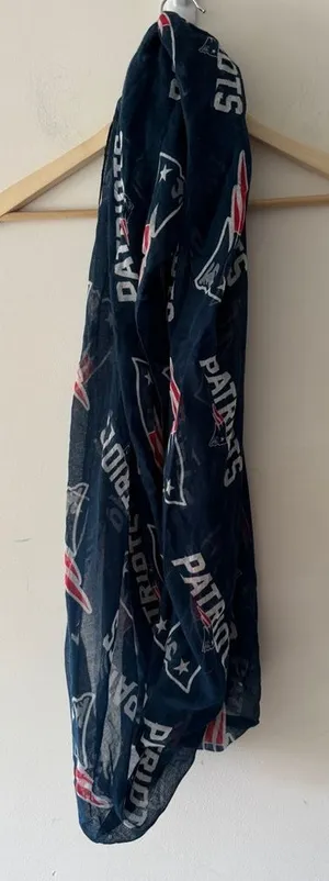 New‎ England Patriots Football Infinity Scarf thumbnail 1