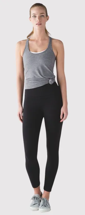 Lululemon Womens Leggings Black Align High Rise Pant Pockets 25" Stretch Size 2 thumbnail 1