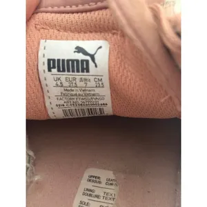 Puma Vikky v2 Suede Sneakers Pink Low Top Womens 7 367990-01 SoftFoam‎ thumbnail 9