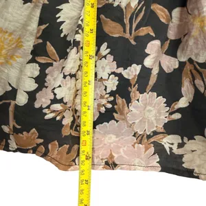 Abercrombie & Fitch Floral Floaty Trapeze Mini Dress Black Boho Tiered‎ XL NWT thumbnail 13