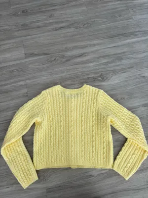 All in Favor Yellow Cardigan thumbnail 3