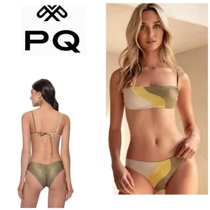 New. PQ gold metallic teeny bikini. Retails $154 thumbnail 2