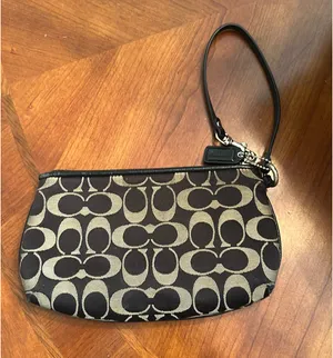 Vintage Coach Wristlet Wallet Black thumbnail 3