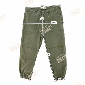 Pistola Olive Green Utility Jogger Cargo Pants Ankle Zip Size 31 thumbnail 5