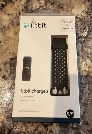 Fitbit Charge 3 Black Sport Band Size Small thumbnail 1