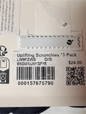 Lululemon uplifting scrunchies NWT 3 pack thumbnail 3