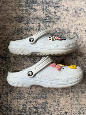 Blue Fuzzy Crocs thumbnail 2