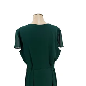 Baltic Born Bristol Midi Wrap Dress Emerald Green Flutter Sleeve NWT Size 2X thumbnail 8