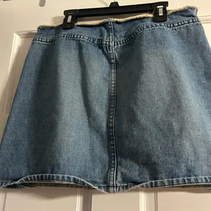 🌿🛍️J. Crew Blue Denim Mini Skirt size 6 thumbnail 2