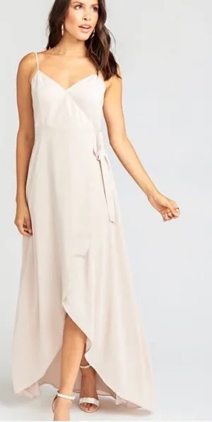 SMYMM Nude Mariah Wrap Dress S thumbnail 1