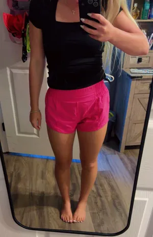 Arizona Pink Athletic Shorts thumbnail 1