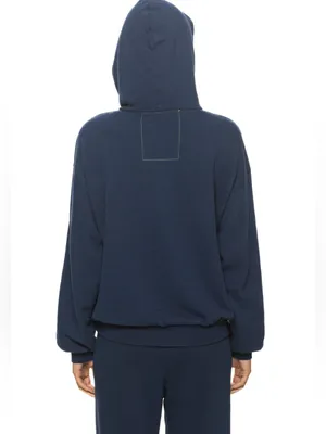 NEW YORK YANKEES x AVIATOR NATION 2026 RELAXED PULLOVER HOODIE NAVY SIZE MED NWT thumbnail 4