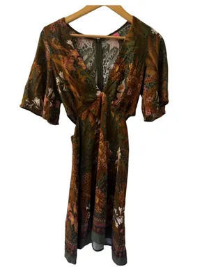 FARM Rio Jaguar Jungle Mini Dress Size S (15.5 PTP) thumbnail 2