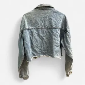 SHEIN Light Blue Denim Jacket thumbnail 3