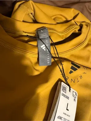 Adidas by Stella McCartney Desert Dune TrueStrength Yoga Crop Top L thumbnail 4