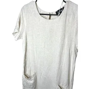 Lulus Linen Blend‎ Dress Size Medium thumbnail 4