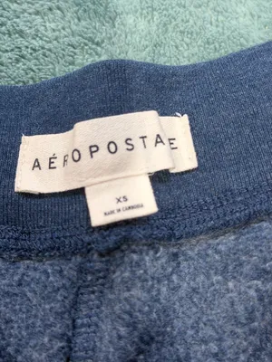 Aeropostale Aero 1987 Fit & Flare Sweatpants, Navy Blue, Size XS thumbnail 2