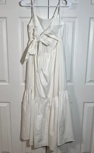 WAYF White Maxi Dress Size Large thumbnail 5