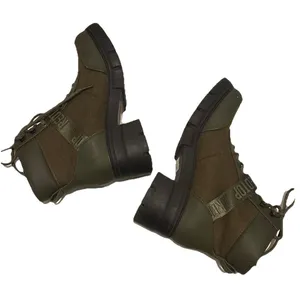 REDTOP Combat Boots Chunky Lug Sole Ankle Boots Lace Up Buckle Womens Sz 7.5 thumbnail 5