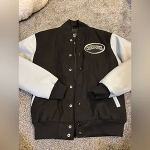 American Cheer Power Varsity Jacket Black thumbnail 1