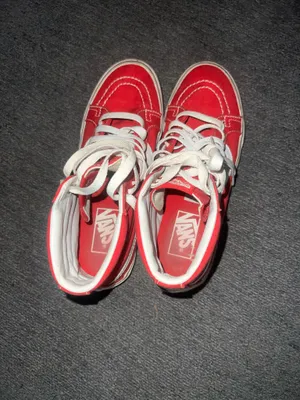 Red High-Top Vans thumbnail 2