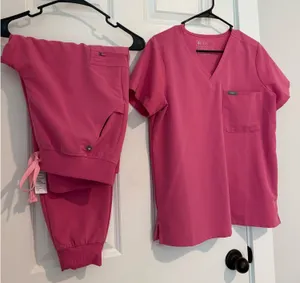 Pink FIGS Scrubs Set thumbnail 1