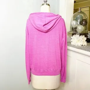 Nike Pink Vintage Logo Hoodie Sweatshirt Pullover Medium thumbnail 5