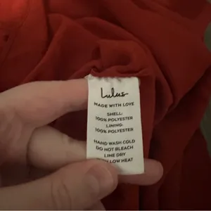 Lulus Reinette‎ Rust Red Sleeveless Pleated Overlapped Midi Dress Size S thumbnail 9
