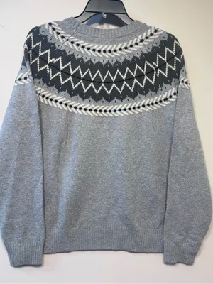 Weatherproof VintageTraditional fairisle raglan crewneck sweater Tweed yarn NWT thumbnail 4