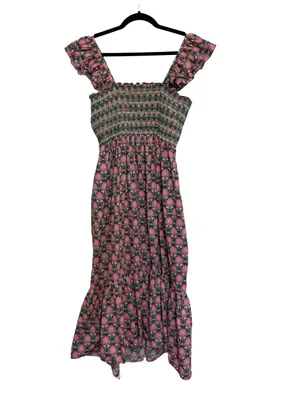Talulah Boutique 100% Cotton Fit and Flare Smocked Midi Dress - Size 1X thumbnail 3