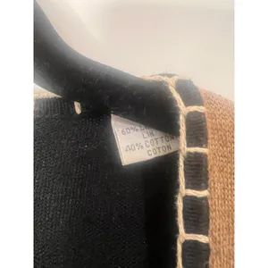 Vintage Marisa Christina Linen Cotton Colorblock Cardigan Small Artisanal Boho thumbnail 8