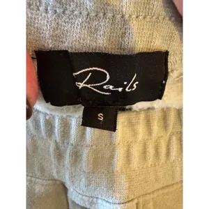 Rails Pants Women Small Seafoam Green Edna Elastic Waist Sweatpants Athleisure‎ thumbnail 4