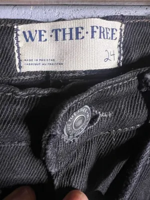 FREE PEOPLE~We The Free Sabine Slim Straight Leg Bootcut Jeans Size 24 NWT thumbnail 12