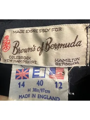 Vintage Browns of Bermuda Plaid Pure New Wool Vest US 12 Made England Old Money thumbnail 7