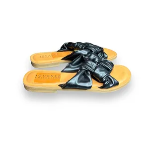 Journee Collection Women's Tru Comfort‎ Foam™ Kianna Sandal Brown/ Black Size 9 thumbnail 4