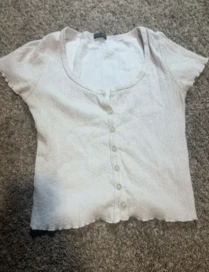 Brandy Melville button down tee thumbnail 2