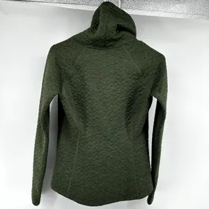 Marmot Annie Sweatshirt Quilted Cowl Neck Pockets Activewear Pullover Green S thumbnail 7