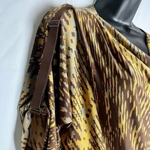 Y2K BCBGMaxAzria Abstract Belted Mini Dress Size XS thumbnail 5