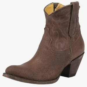 Tri star leather boots 8.5 chocalate color Brown thumbnail 1