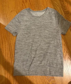 Athleta Tee Short Sleeve Grey thumbnail 1