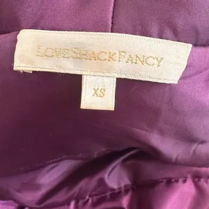 LOVESHACKFANCY MODENA JACKET purple Pink Floral XS thumbnail 5