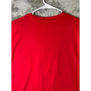 Vintage 90s Mickey Inc Minnie Mouse Embossed Graphic‎ T Shirt Red XL Disney thumbnail 4