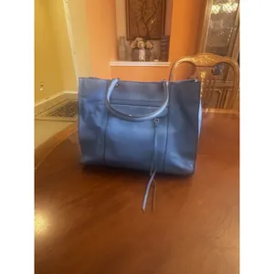 REBECCA MINKOFF BLUE LEATHER TOTE Bag thumbnail 2