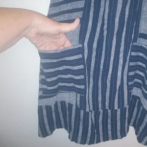 Old Navy S Baja Serape Summer Cotton Pocketed Halter Mini Dress thumbnail 2