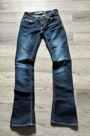 2010 Hydraulic micro boot denim jeans thumbnail 1