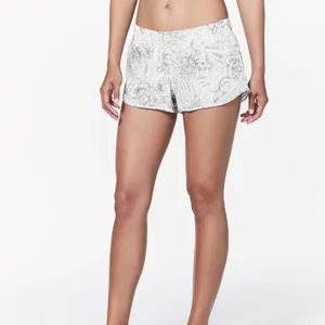 Lululemon Hotty Hot Shorts in the Mini Twine White Multi / White color thumbnail 10